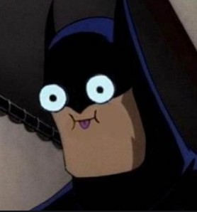 Создать мем: аватар на дискорд бэтмен, бэтмен с выпученными глазами, смешной бэтмен