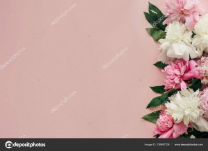 Create meme: flower background for postcard, card frame peony, peonies on white wooden background