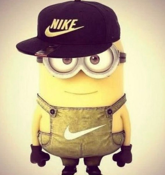 Create meme: A minion with glasses, minion in adidas, minion in a cap