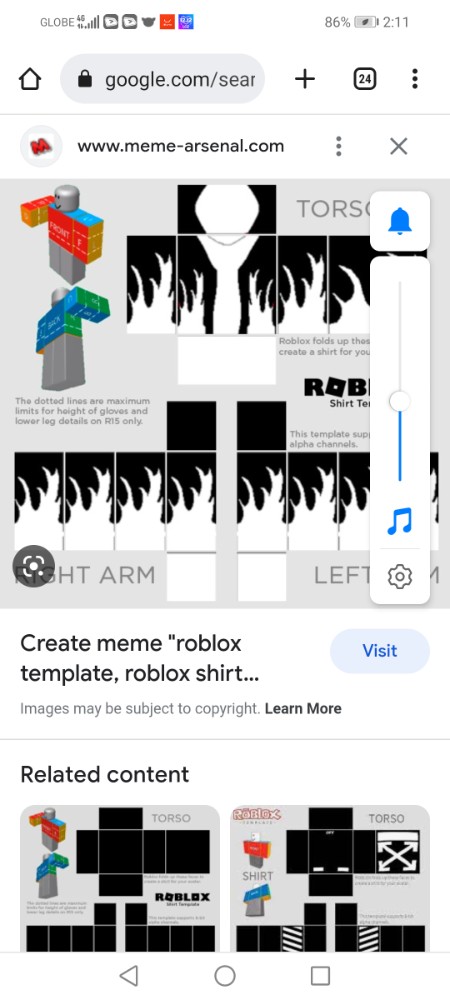 roblox shirt template - Create meme - Meme-arsenal.com