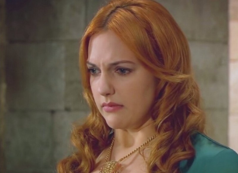 Create meme: hurrem sultan the magnificent century