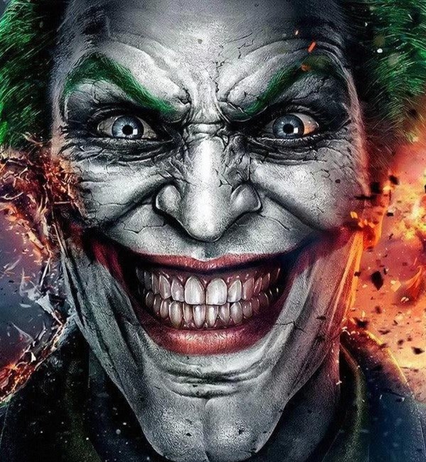 Create meme: The joker is evil, Mr. Jay the Joker, The joker's smile