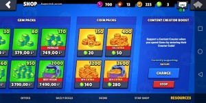 Create meme: game, gems brawl stars shop, 2000 gems