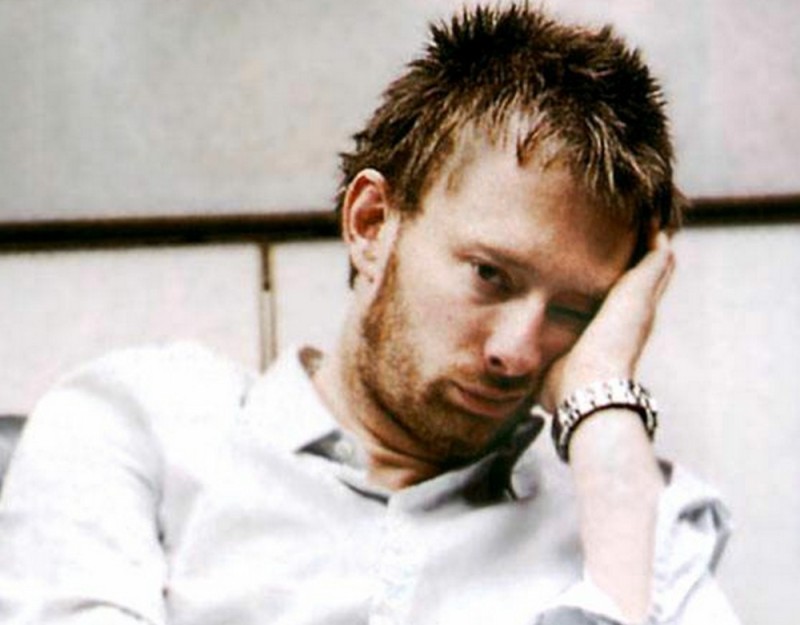 Создать мем: томас йорк, radiohead just, yorke