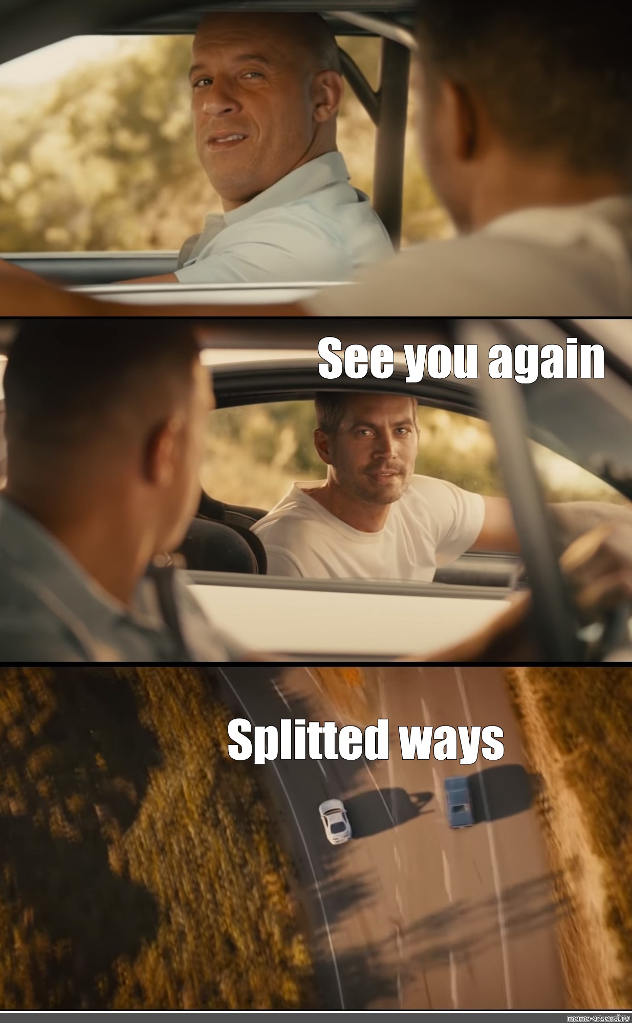 Сomics Meme See You Again Splitted Ways Comics Meme 