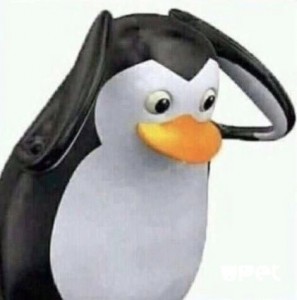 Create meme: penguin