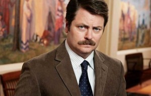 Create meme: nick offerman, I'm a simple man meme, I'm a simple man