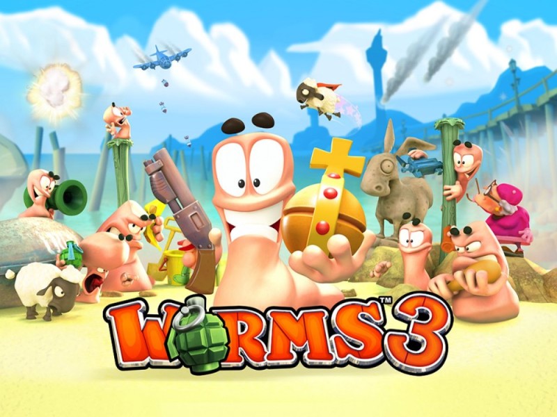 Create meme: game worms, worms game, The game worms worms