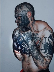 Create meme: tattooed people, tattoo