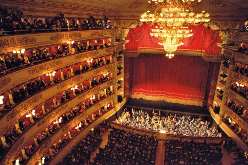 Create meme: la scala opera house, Milan's La Scala Theatre, la scala