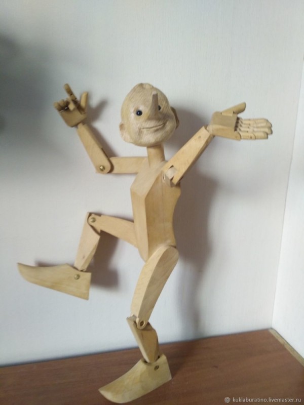 Create meme: pinocchio wooden doll, wooden doll, wooden men