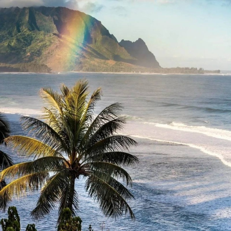 Create meme: oahu island hawaii, hawaii, kauai island hawaiian islands