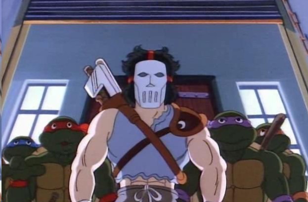 Create meme: Casey The Teenage Mutant Ninja Turtles 1987, Teenage Mutant Ninja Turtles by Casey Jones, Casey Jones Teenage Mutant Ninja Turtles 1987