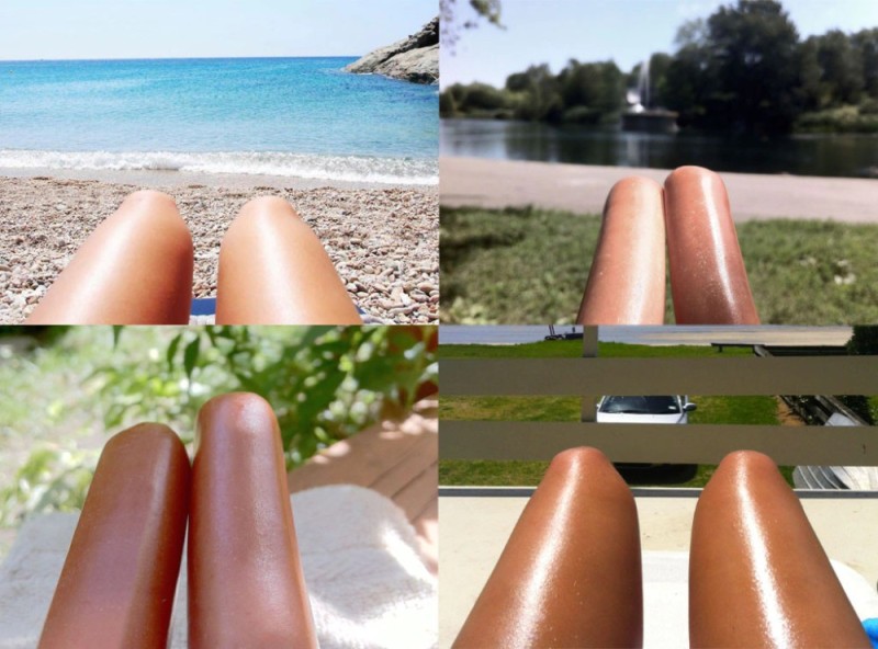 Create meme: sausage legs on the beach, two sausages, swim sausages