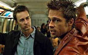 Create meme: Brad Pitt from fight Club, fight club meme, brad pitt 