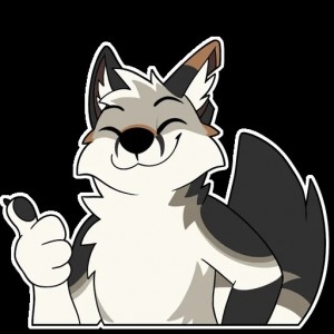 Create meme: stickers stickers, furry