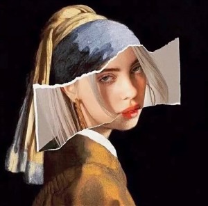 Create meme: pictures GIF girl with earring, Girl with a pearl earring, girl with a pearl earring painting