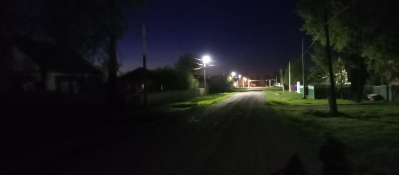 Create meme: street lighting, street lighting in the village, darkness