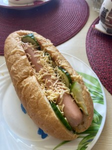 Create meme: hot dog at home, hot dog on Brazilian, Danish hot dog