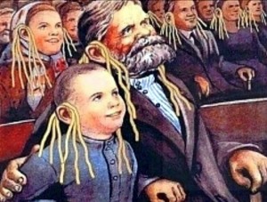 Create meme: noodles on the ears of the meme, noodles on the ears of the Soviet Union, noodles on the ears