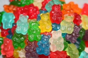 Create meme: jelly bear HART, candy sweet, gummi bears