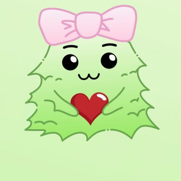 Create meme: Cute drawings, kawaii, new year kawaii