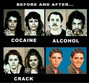 Create meme: cocaine alcohol crack