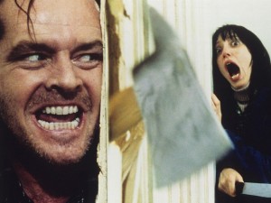 Create meme: the shining movie Jack with an axe, the shining Jack Nicholson with an axe, the shining movie meme