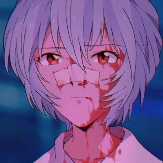 Create meme: Rei ayanami, anime evangelion, anime