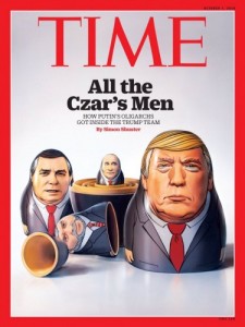 Create meme: time magazine, poster, Trump of Manafort Deripaska