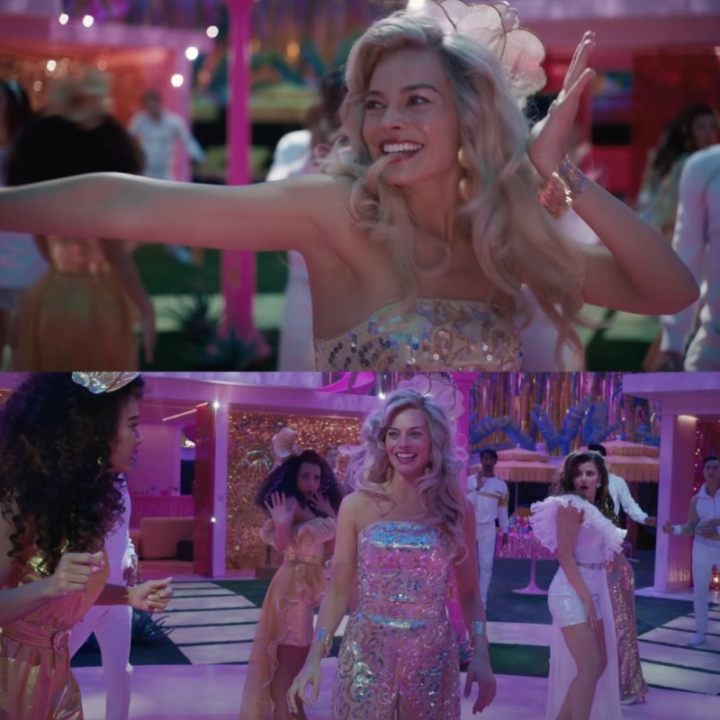 Create meme: a frame from the movie, barbie margot robbie, the image of barbie