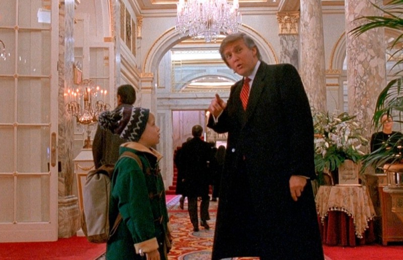 Create meme: donald trump is home alone 2, home alone 2 trump, trump home alone