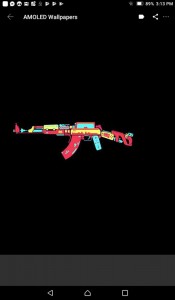 Create meme: darkness, the skin on the AK 47 neon revolution, Kalashnikov minimalism