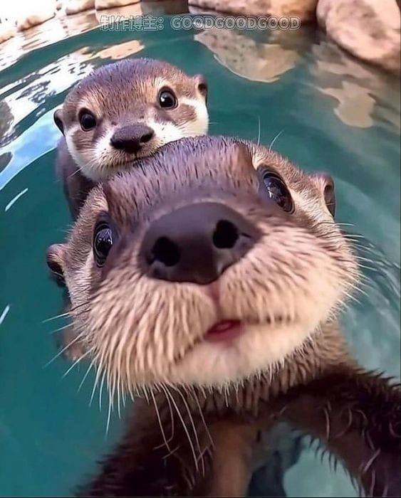 Create meme: otter, otter animal, a baby otter