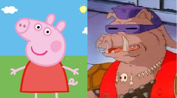 Create meme: peppa pig , peppa peppa, peppa pig kanye west