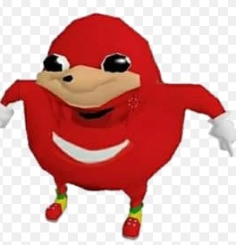 Create meme: meme Uganda knuckles, knuckles, Uganda knuckles