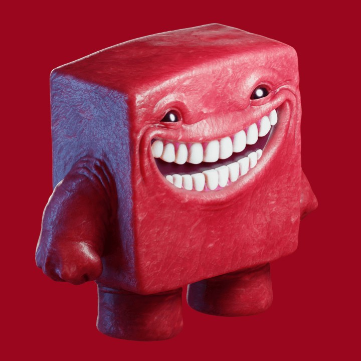 Create meme: super meat boy , super meat boy saw, super meat boy plush