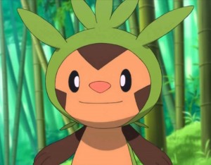 Create meme: chespin, pokemon