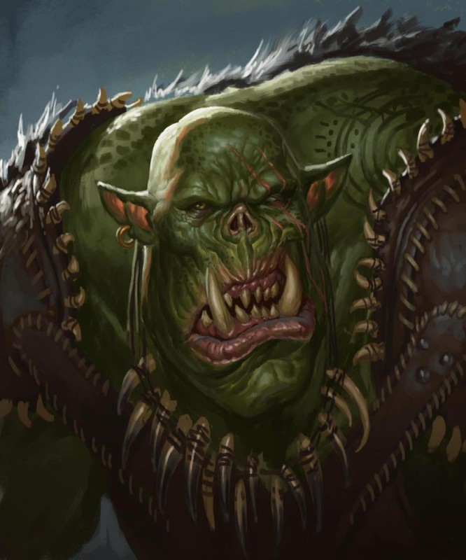 Create meme: Orc from Warcraft, orc fantasy, Orc Warhammer