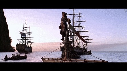 Create meme: Pirates of the Caribbean Black Pearl, Captain Jack Sparrow the black Pearl, pirates of the caribbean ships