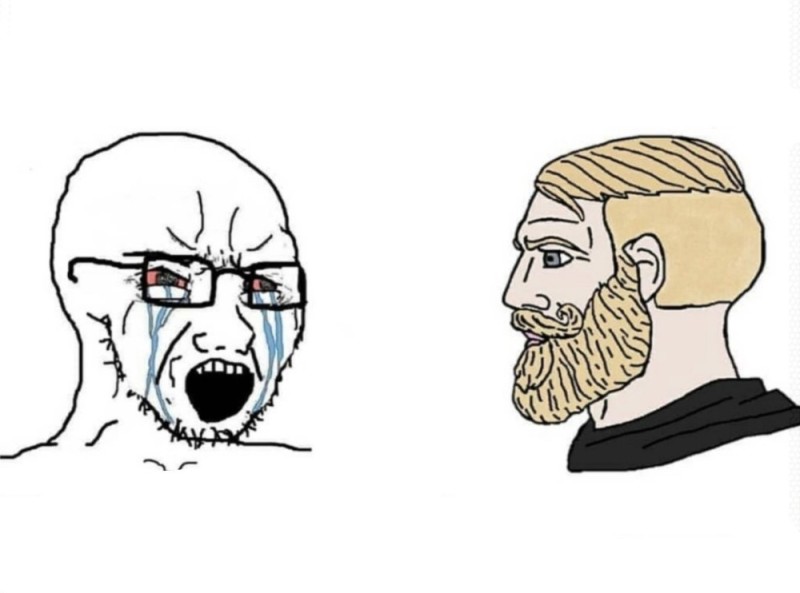 Create meme: bearded man meme, a meme with a beard, comics memes