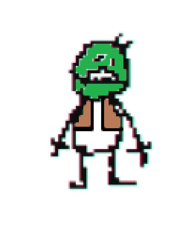 Create meme: zombie pixel, pixel zombie, pixel art 8 bits