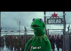 Create meme: Kermit, gulag, Kermit the frog