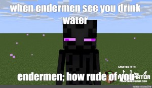 Create Meme Enderman Minecraft Minecraft Enderman Enderman Pictures Meme Arsenal Com