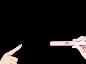 Create meme: anime hands PNG, pregnancy test anime, anime pregnancy test photoshop