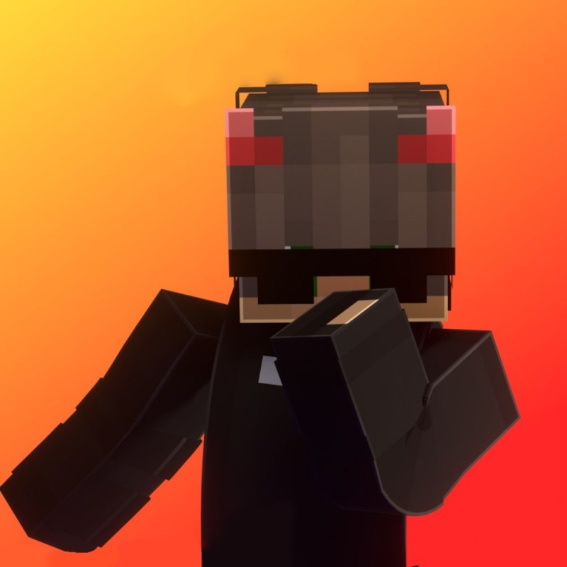 Create meme: minecraft character, black cat skin for minecraft, minecraft skin