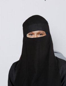 Create meme: the veil, the niqab