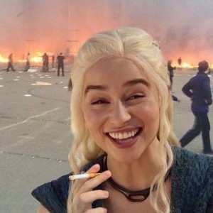 Create meme: Daenerys Targaryen, emilia clarke game of thrones, Girl