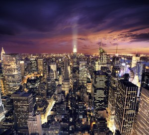 Create meme: new York Manhattan, a night in new York