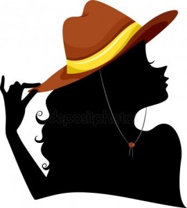 Create meme: silhouettes of pistols cowboys, hat, cowgirl